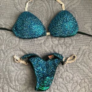 Pro Bikini Competition Suit Multi Color